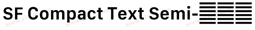 SF Compact Text Semi字体转换
